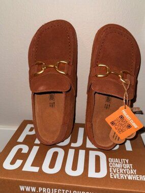 100% Genuine Leather Moccasin Style Clogs for Women - Fall Shoes for Women